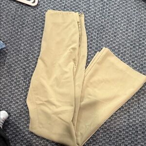 H&M Women's Tan Flare Dress Pants